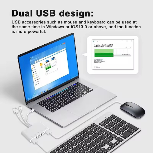 Convertisseur USB Type-C 9 in 1 Hub – Image 5