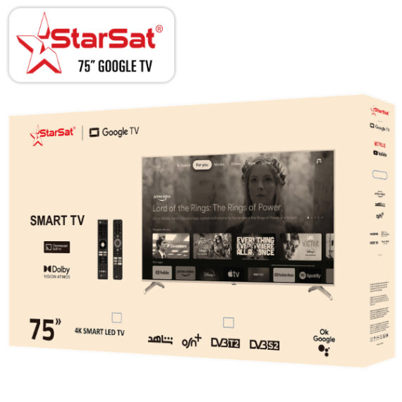 Téléviseur StarSat Google TV 4K 75" SV-EL75T2S2G – Image 5